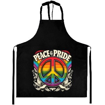 Discover LGBT Pride Month Peace & Pride Design Aprons
