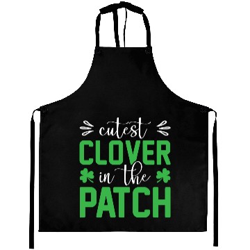 Discover Cutest Clover In The Patch Patrick's Day Aprons