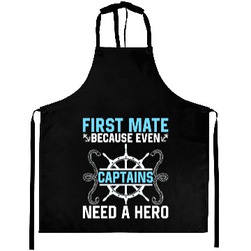 Discover First Mate Hero Sailboat Boat Crew Aprons