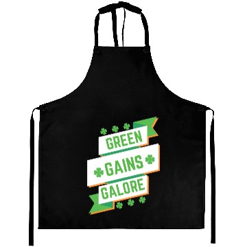 Discover Green Gains Galore Fitness Aprons