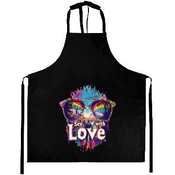 Discover See With Love - Embrace Diversity Art Aprons