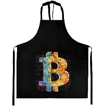 Discover Pi day 3.14 Mathematical Equation Crypto Bitcoin Aprons