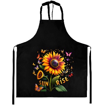 Discover Multicoloured Sunflower at Sunrise Aprons