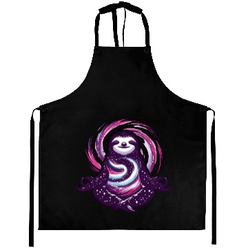 Discover Meditating Sloth - Become One with the chill Aprons