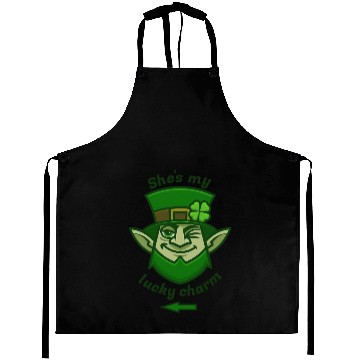 Discover St. Patrick's Day Lucky Charm for Him Aprons