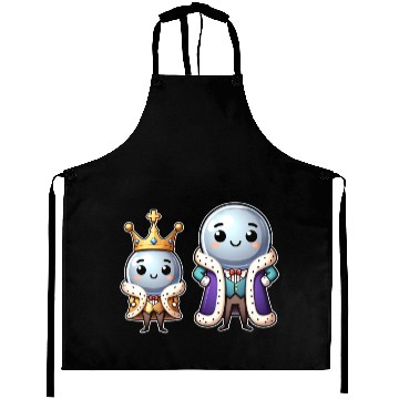 Discover Science Aprons, Two Noble Gasses Dressed In Royal