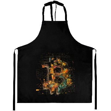 Discover Pi day 3.14 Crypto Bitcoin Math Lover Sketch Aprons