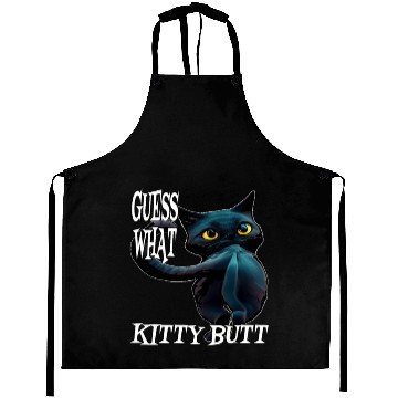 Discover Funny Kitty Butt: Hilarious Guess What Cat- Kitty Aprons