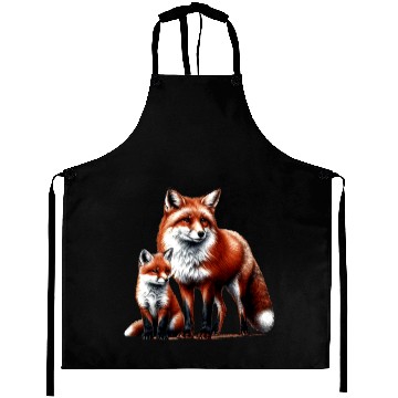 Discover Cub and Great Red Foxes Aprons
