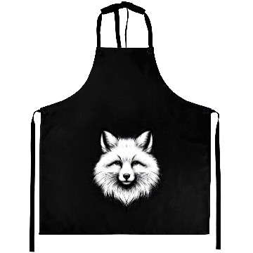 Discover White Fox Portrait Aprons