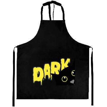Discover "Shadowed Cat: Embrace the Mystery" Aprons
