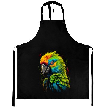 Discover Macaw Parrot for a Bird Lover Animal Lover Aprons