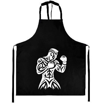 Discover Thai Boxing T Tattoo Fist Boxer Fighter Aprons