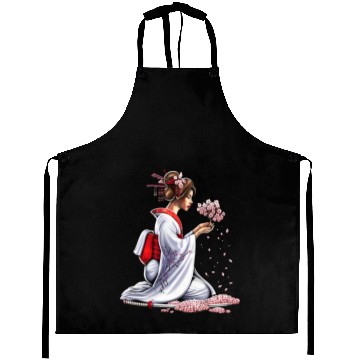 Discover Japanese Samurai Girl Aprons