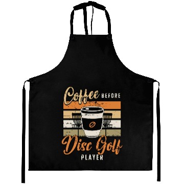 Discover Disc Golf Player Coffee Disc Golfer Coffee Lover Aprons