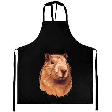 Discover Capybara In Nature Aprons