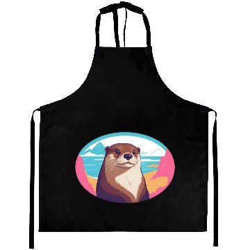 Discover Synthwave Otter 2 Aprons