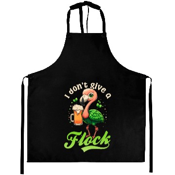 Discover Irish Flamingo St Patricks Don't Give A Flock Beer Aprons