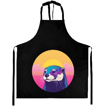 Discover Synthwave Otter 1 Aprons