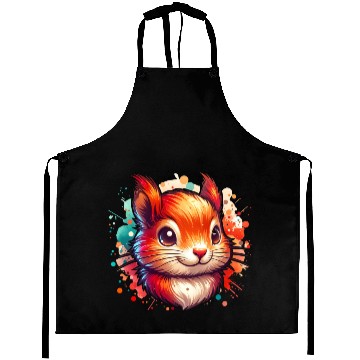 Discover Squirrel Nuts Animal Lover Cool Design Aprons