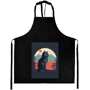 Discover Persian Cat 1 - Japanese Retro Art Aprons