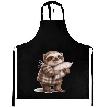 Discover Sloth in Robes: Relaxation Mode On Aprons