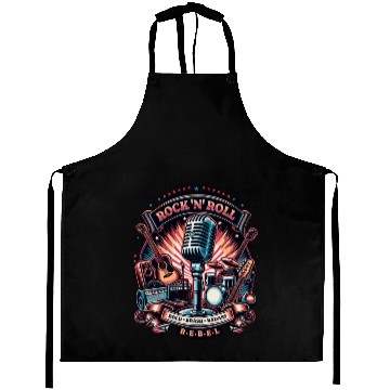 Discover [PHUONG store] - Rock Roll Rebel Aprons
