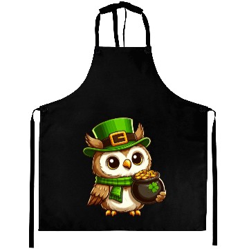 Discover Golden Owl St. Patrick's Day Aprons
