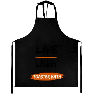 Discover Live Laugh Toaster Bath Aprons