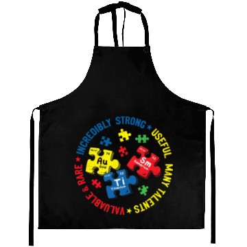 Discover Autism Periodic Table Science Teacher Autism Aprons