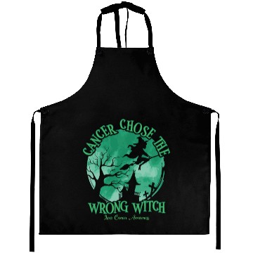 Discover Cancer Witch Green Liver Cancer Aprons