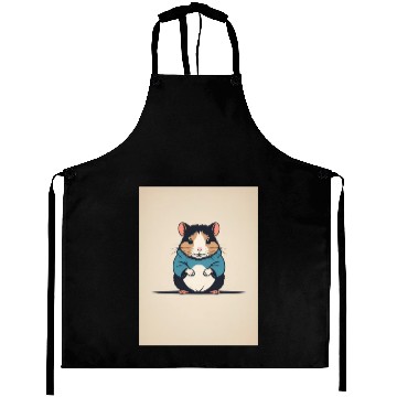 Discover Hamster 1 - Japanese Retro Art Aprons