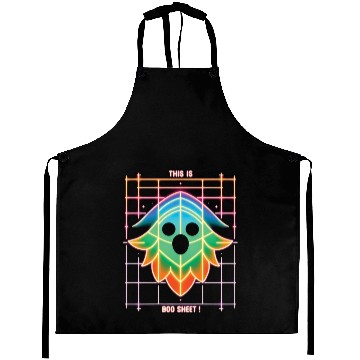 Discover THIS IS BOO SHEET!, neon colors Aprons