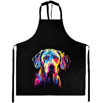 Discover Watercolor Colorful Dalmatian Aprons