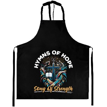 Discover Gospel Music Religious Bible Scripture Christian Aprons