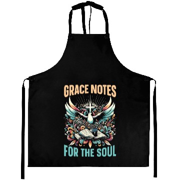 Discover Gospel Music Religious Bible Scripture Christian Aprons