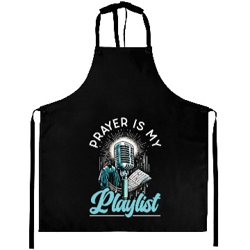 Discover Gospel Music Religious Bible Scripture Christian Aprons