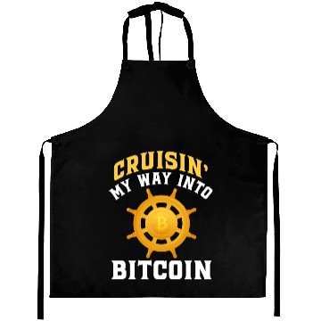 Discover Cruisin My Way Into Bitcoin Aprons