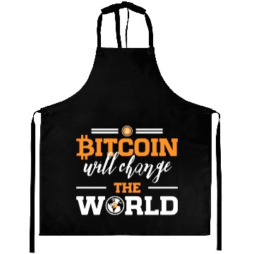 Discover Bitcoin will Change the World Aprons