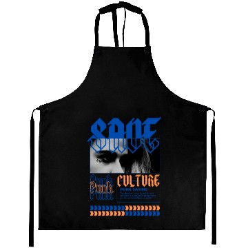 Discover Save Punk Culture streetwear Aprons