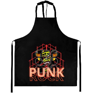 Discover Punk Rock Streetwear Aprons