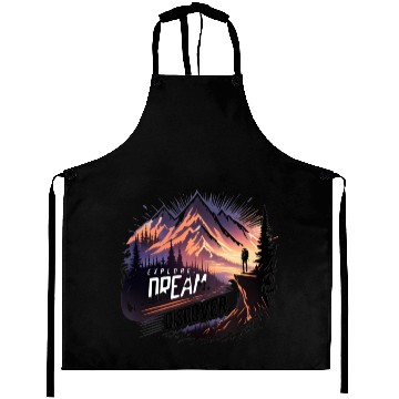 Discover "Horizon Explorer: Embrace the Journey" Aprons