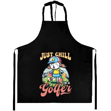 Discover Golf Easter Just Chill I'm A Golfer Aprons