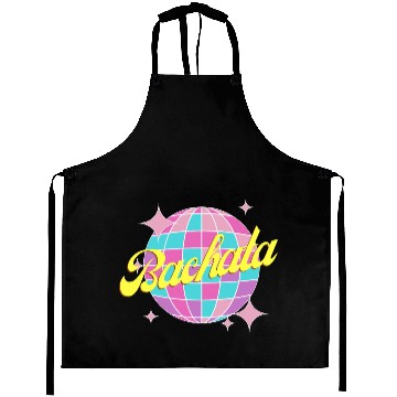 Discover Bachata dance neon color disco ball Aprons