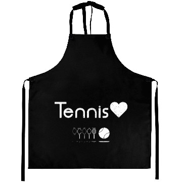 Discover Tennis love on nirvana in shadows Aprons