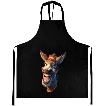 Discover cute donkey Classic Aprons