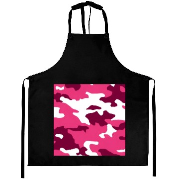 Discover Pink Army Camo Pattern Aprons