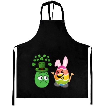 Discover Easter Meets St. Patrick's A Festive Holiday Fusio Aprons