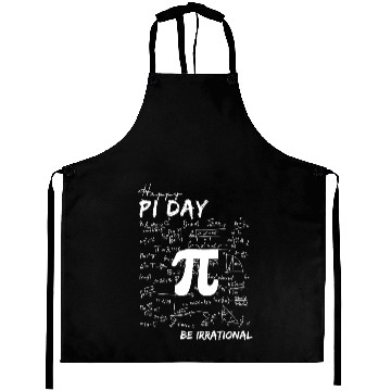 Discover Funny Pi Day Be Irrational Spiral Pi Math 3.14 Aprons