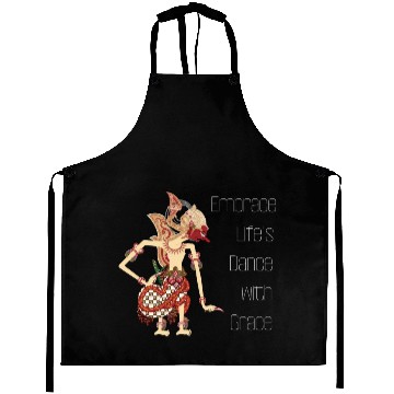 Discover Embrace life's dance with grace Aprons